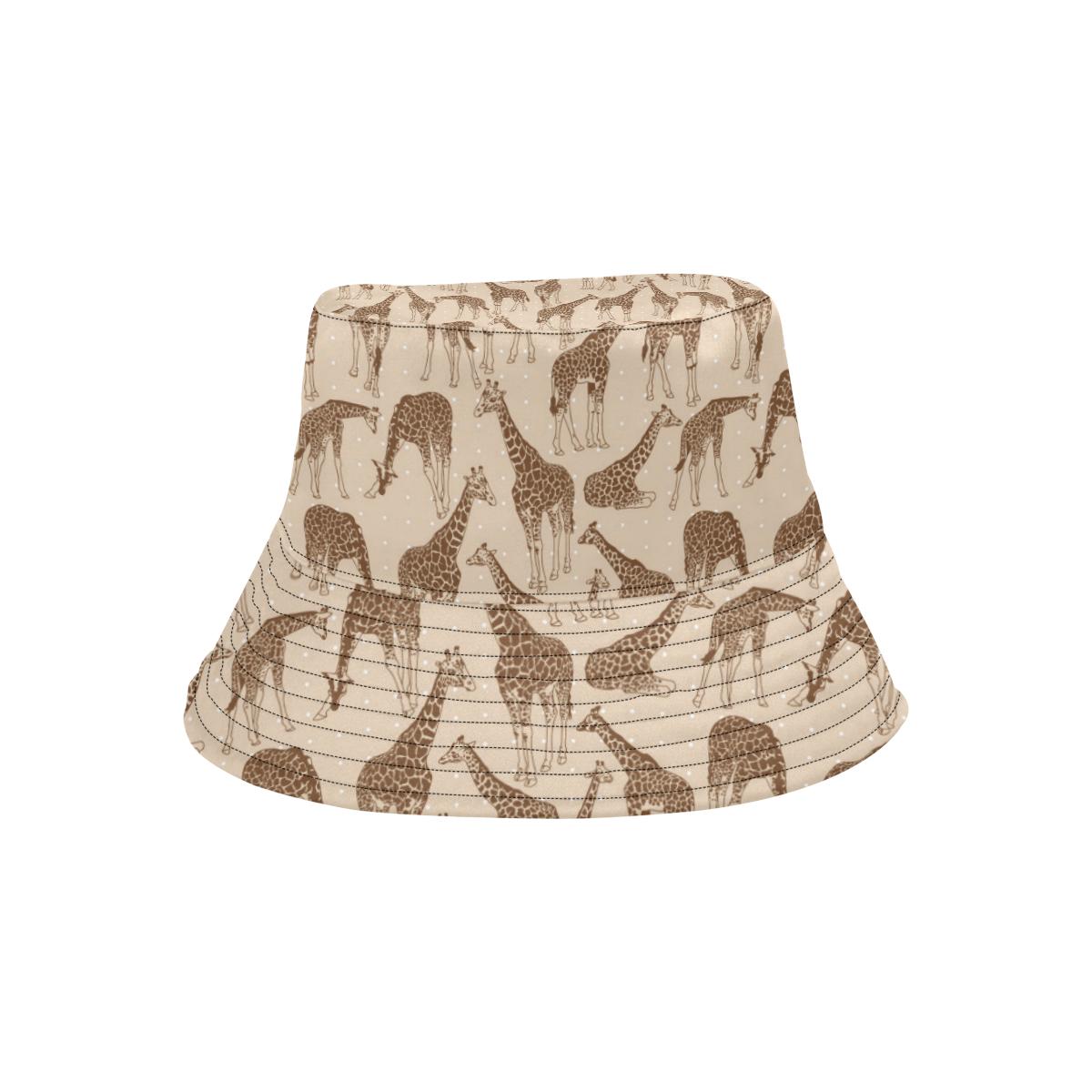 Giraffe Pattern Design Print Unisex Bucket Hat