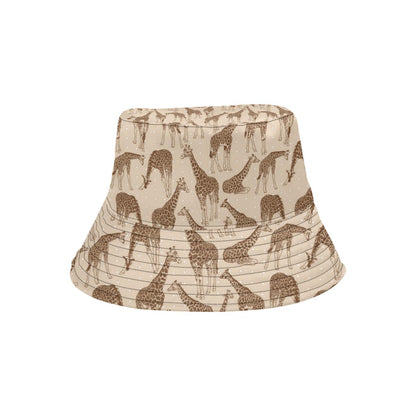 Giraffe Pattern Design Print Unisex Bucket Hat