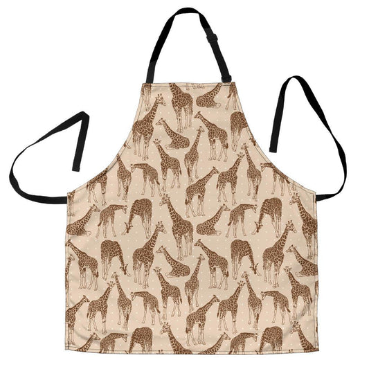 Giraffe Pattern Design Print Women Apron