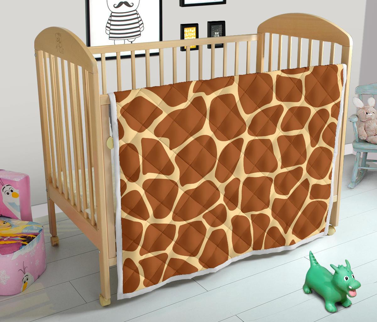 Giraffe Texture Print Premium Quilt-JTAMIGO.COM