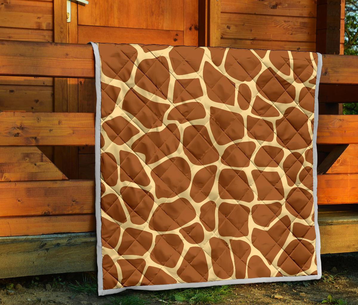 Giraffe Texture Print Premium Quilt-JTAMIGO.COM