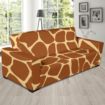 Giraffe Texture Print Sofa Slipcover-JTAMIGO.COM