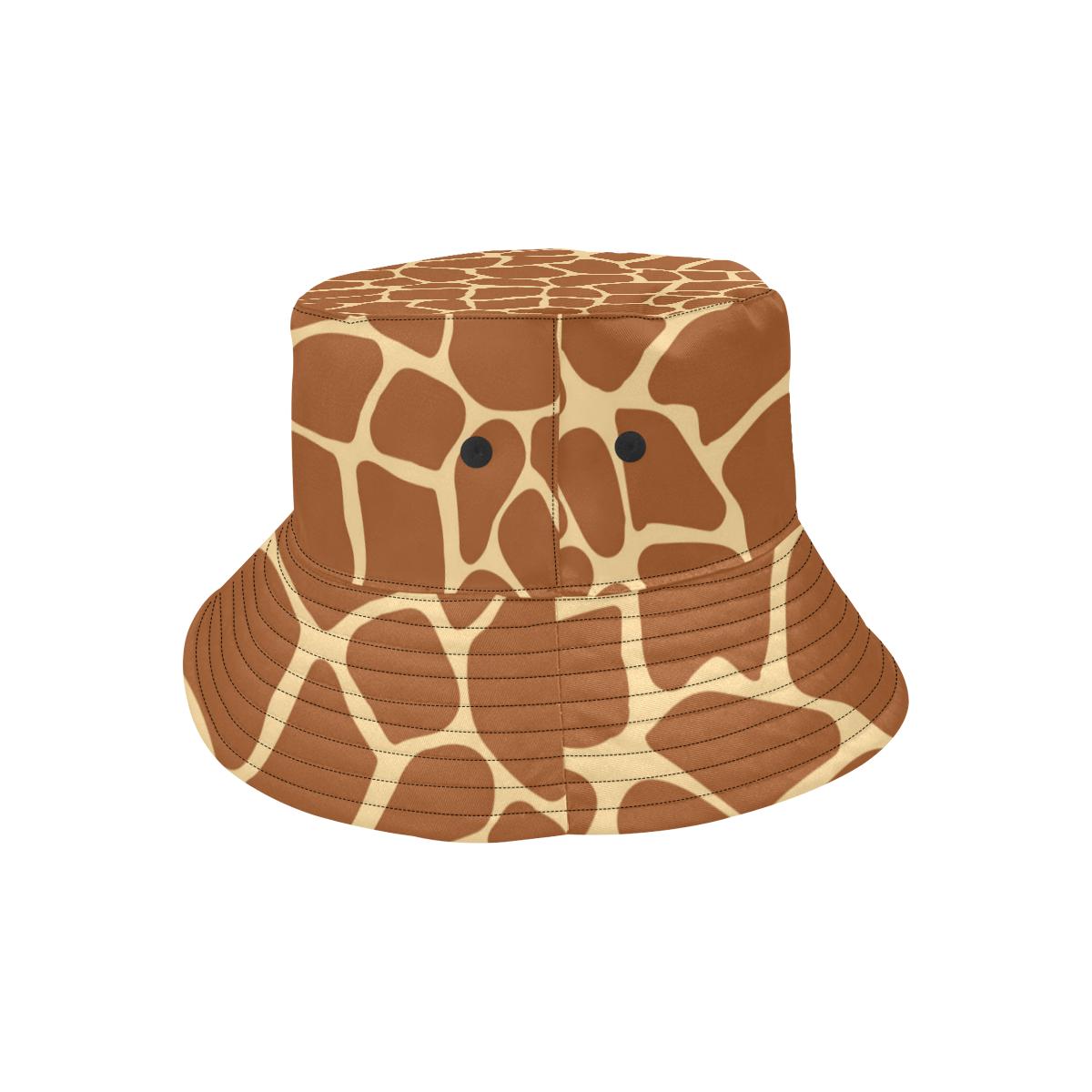 Giraffe Texture Print Unisex Bucket Hat