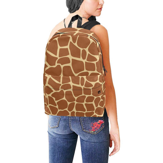 Giraffe Texture Print Waterproof Backpack-JTAMIGO.COM
