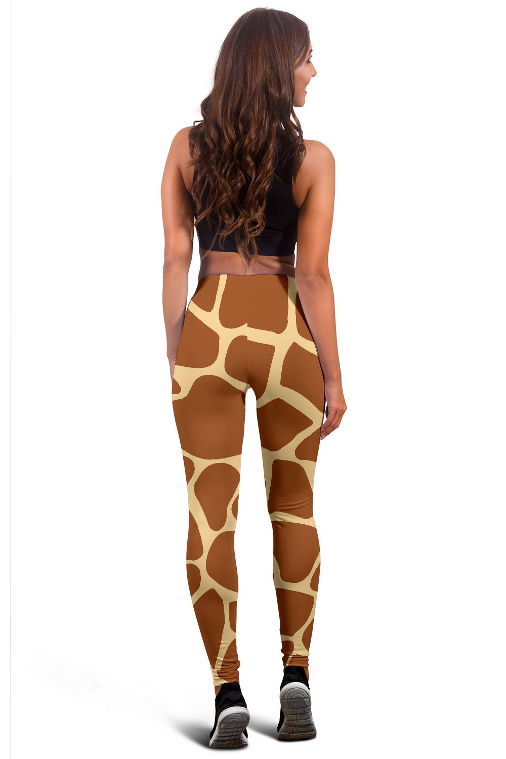 Giraffe Texture Print Women Leggings