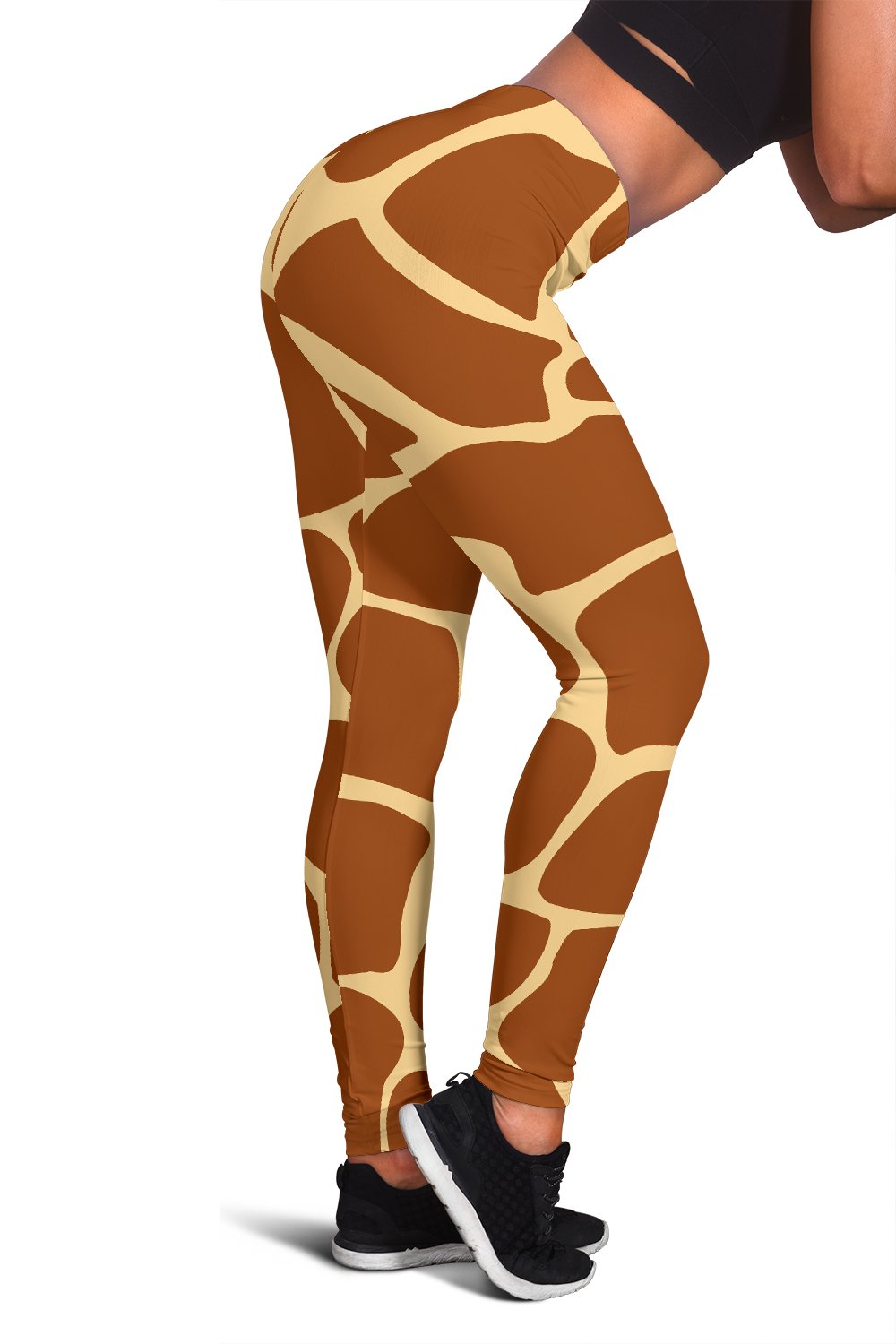 Giraffe Texture Print Women Leggings