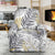 Gold Glitter Tropical Palm Leaves Recliner Slipcover-JTAMIGO.COM