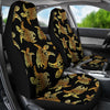 Gold Tribal Turtle Polynesian Themed Universal Fit Car Seat Covers