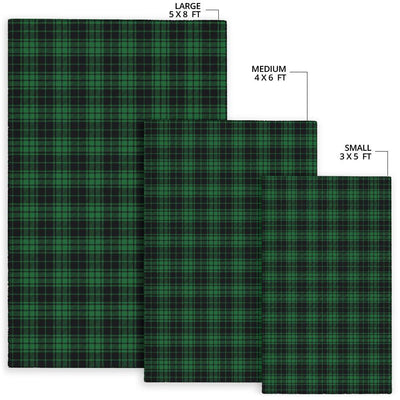 Green Tartan Plaid Pattern Area Rugs-JTAMIGO.COM