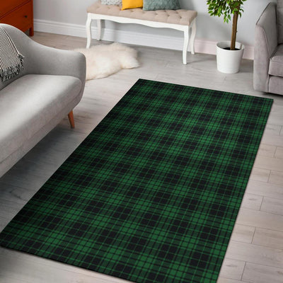 Green Tartan Plaid Pattern Area Rugs-JTAMIGO.COM