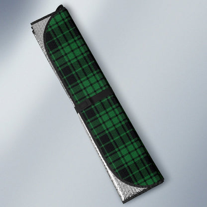 Green Tartan Plaid Pattern Car Sun Shade For Windshield