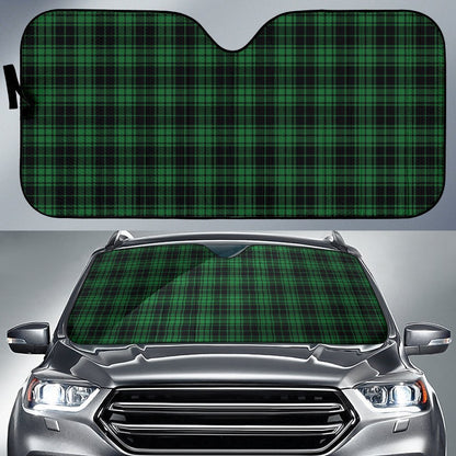 Green Tartan Plaid Pattern Car Sun Shade For Windshield