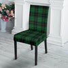 Green Tartan Plaid Pattern Dining Chair Slipcover-JTAMIGO.COM