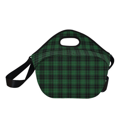 Green Tartan Plaid Pattern Neoprene Lunch Bag (Model 1669)(Large)-JTAMIGO.COM