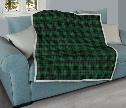 Green Tartan Plaid Pattern Premium Quilt-JTAMIGO.COM