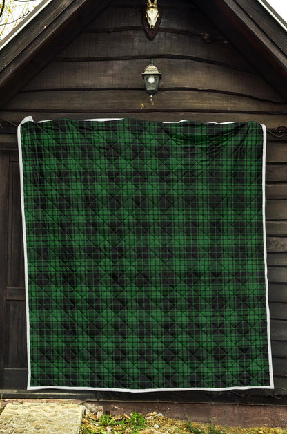 Green Tartan Plaid Pattern Premium Quilt-JTAMIGO.COM