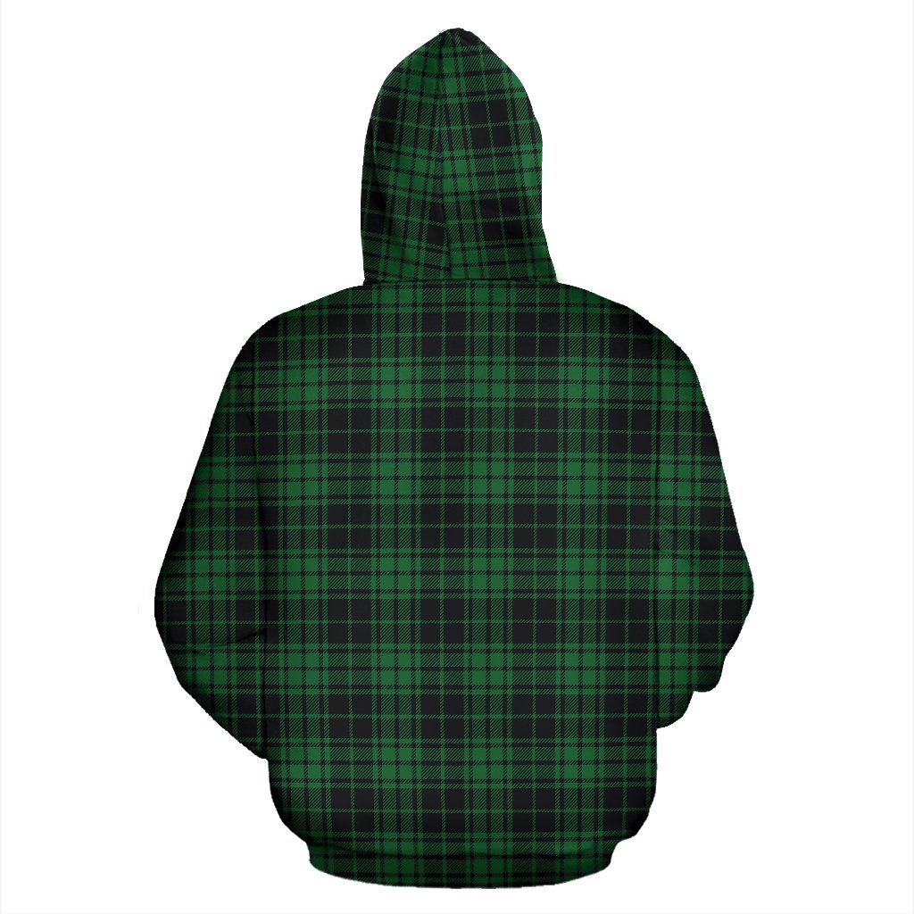 Green Tartan Plaid Pattern Pullover Hoodie