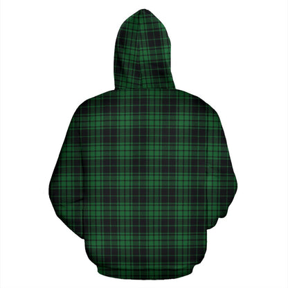 Green Tartan Plaid Pattern Pullover Hoodie