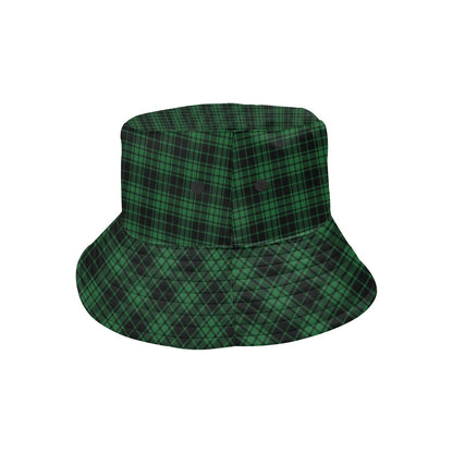 Green Tartan Plaid Pattern Unisex Bucket Hat