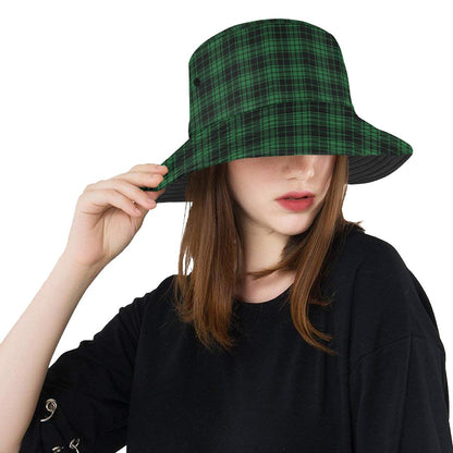 Green Tartan Plaid Pattern Unisex Bucket Hat