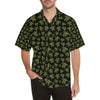 Green Tribal Turtle Polynesian Themed Men Aloha Hawaiian Shirt