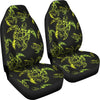 Green Tribal Turtle Polynesian Themed Universal Fit Car Seat Covers