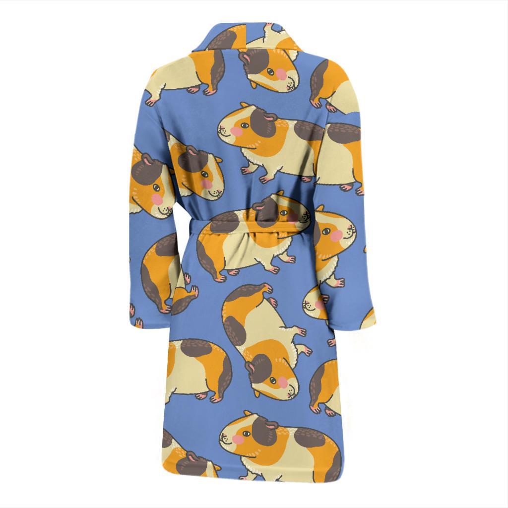 Guinea Pig Pattern Print Design 01 Men Bathrobe-JORJUNE.COM