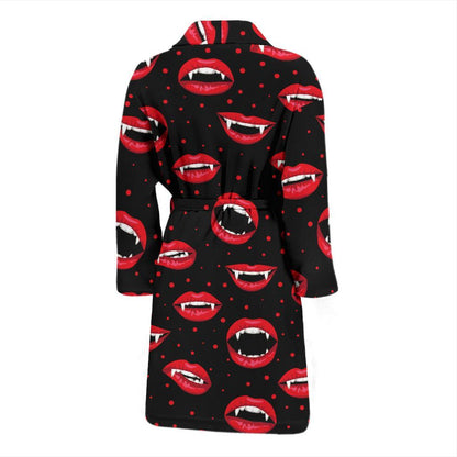 Halloween Pattern Print Design 01 Men Bathrobe-JORJUNE.COM