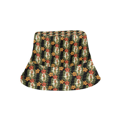 Hawaiian Flower Hula Hibiscus Print Unisex Bucket Hat