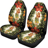 Hawaiian Flower Hula Hibiscus Print Universal Fit Car Seat Covers