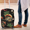 Hawaiian Island Themed Print Luggage Cover Protector