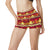 Hawaiian Tropical Sunset Hibiscus Print High Waisted Spandex Shorts-JTAMIGO.COM