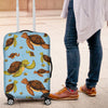Hello Sea Turtle Print Pattern Luggage Cover Protector