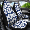 Hibiscus Blue Hawaiian Flower Pattern Universal Fit Car Seat Covers
