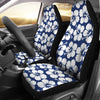 Hibiscus Blue Hawaiian Flower Pattern Universal Fit Car Seat Covers
