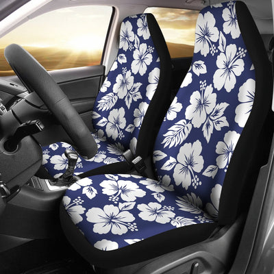 Hibiscus Blue Hawaiian Flower Style Universal Fit Car Seat Covers
