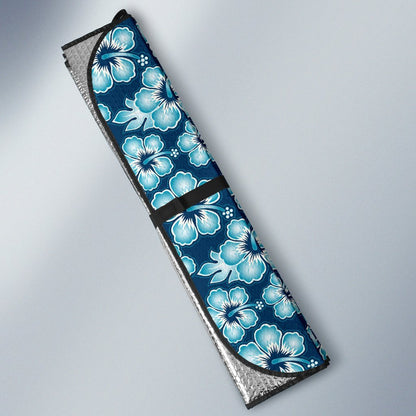 Hibiscus Flower Hawaiian Themed Car Sun Shade For Windshield