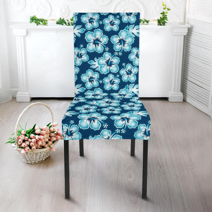 Hibiscus Flower Hawaiian Themed Dining Chair Slipcover-JTAMIGO.COM