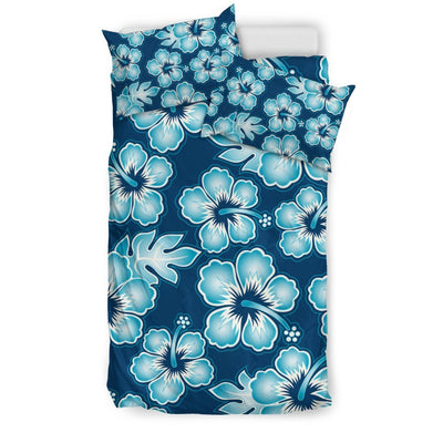 Hibiscus Flower Hawaiian Themed Duvet Cover Bedding Set