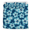 Hibiscus Flower Hawaiian Themed Duvet Cover Bedding Set