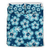 Hibiscus Flower Hawaiian Themed Duvet Cover Bedding Set