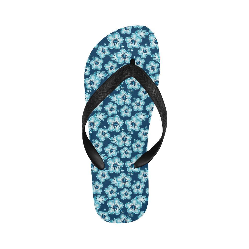 Hibiscus Flower Hawaiian Themed Flip Flops-JTAMIGO.COM