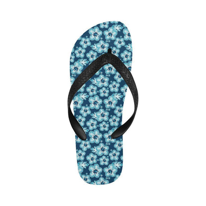 Hibiscus Flower Hawaiian Themed Flip Flops-JTAMIGO.COM