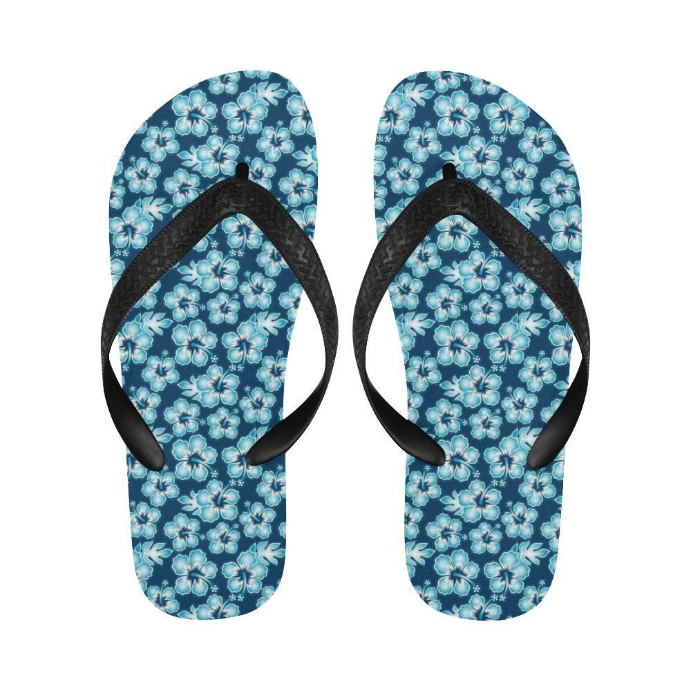 Hibiscus Flower Hawaiian Themed Flip Flops-JTAMIGO.COM