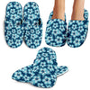 Hibiscus Flower Hawaiian Themed House Slippers