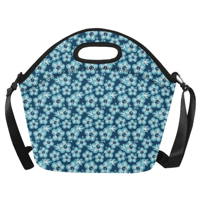 Hibiscus Flower Hawaiian Themed Neoprene Lunch Bag (Model 1669)(Large)-JTAMIGO.COM