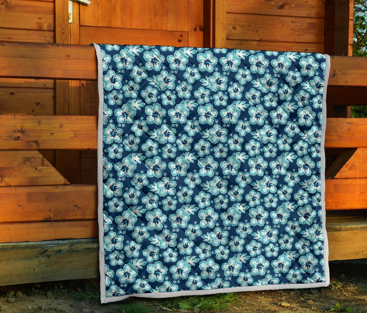 Hibiscus Flower Hawaiian Themed Premium Quilt-JTAMIGO.COM