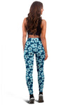 Hibiscus Flower Hawaiian Themed Women Leggings