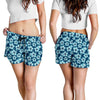 Hibiscus Flower Hawaiian Themed Women Shorts-JTAMIGO.COM