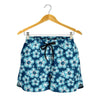 Hibiscus Flower Hawaiian Themed Women Shorts-JTAMIGO.COM